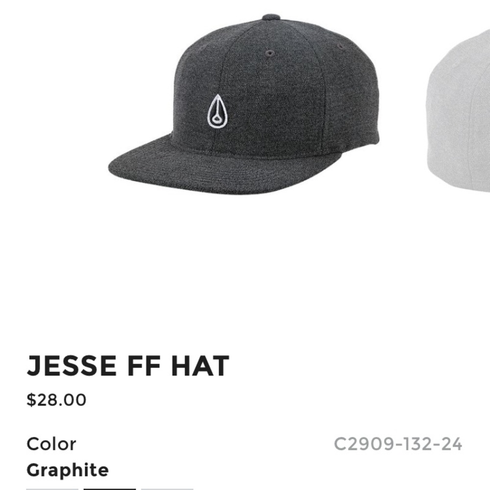 NWT - Nixon Baseball Cap